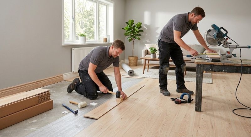 Plank Laminate Installation