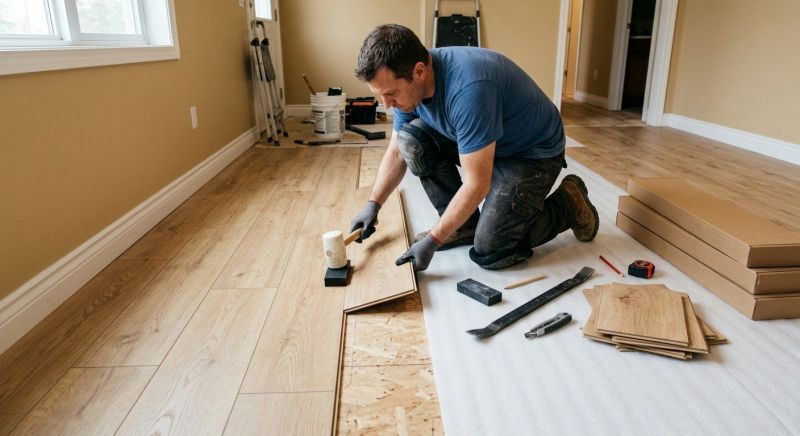 Laminate Floor Installation in Catawba, NC