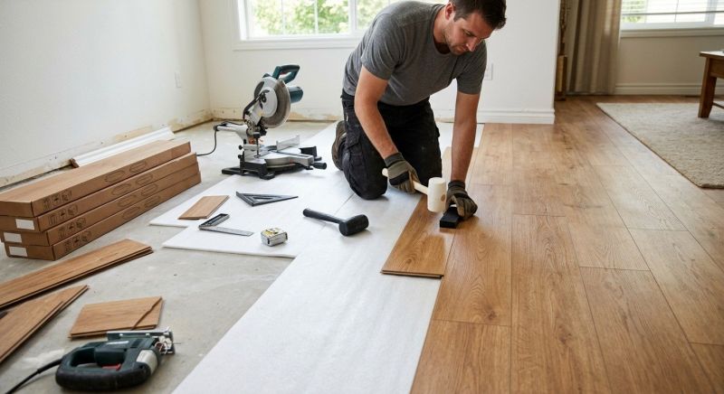 Laminate Floor Installation in Conover, NC