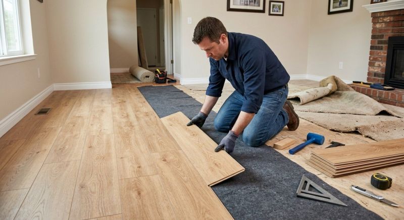 Laminate Floor Remodeling in Statesville, NC