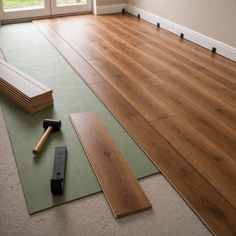 Laminate Floor Replacement in Troutman, NC