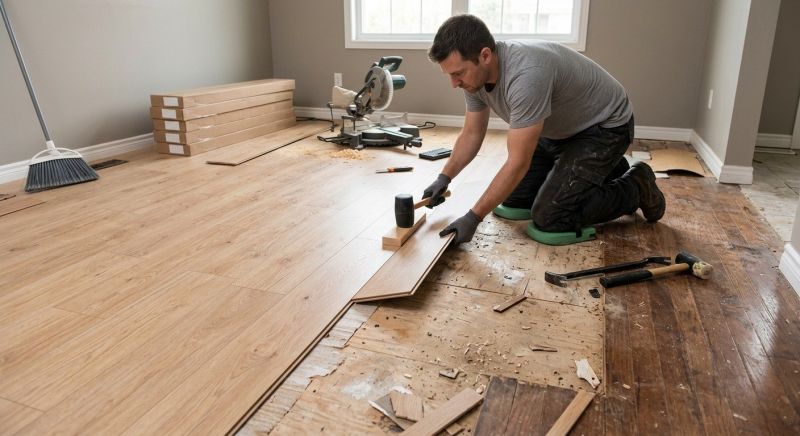Laminate Floor Replacement in Wilkesboro, NC