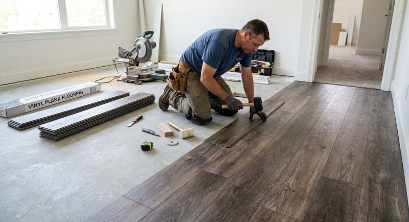 Linoleum Floor Installation in Conover, NC