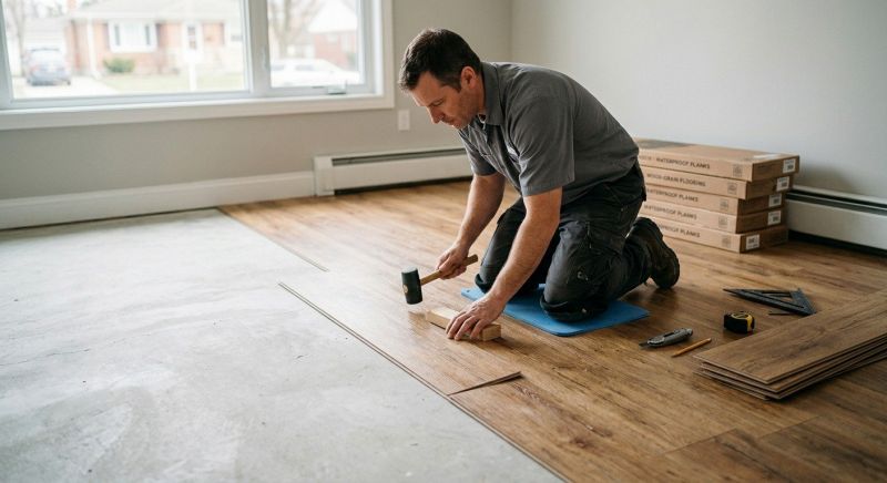 Linoleum Floor Installation in Troutman, NC