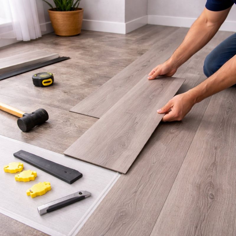 Luxury Vinyl Tile Installation in Denver, NC
