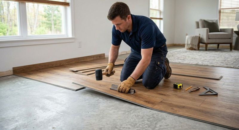 Luxury Vinyl Tile Installation in Denver, NC