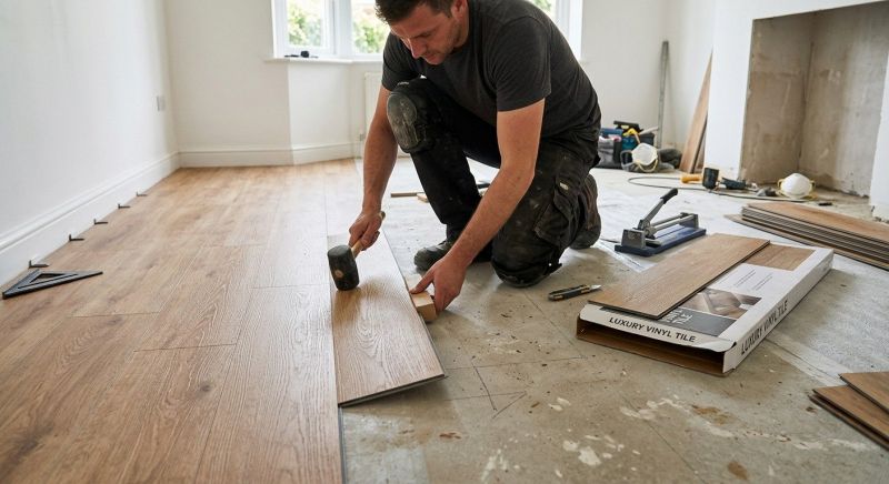 Luxury Vinyl Tile Installation in Iredell County, NC