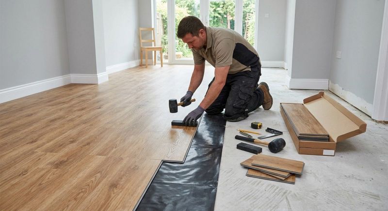 Luxury Vinyl Tile Installation in Troutman, NC