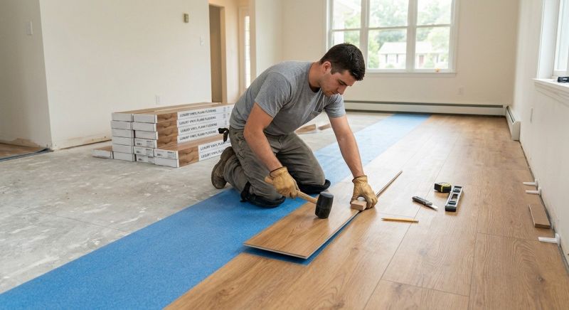 Lvt Flooring Installation in Conover, NC