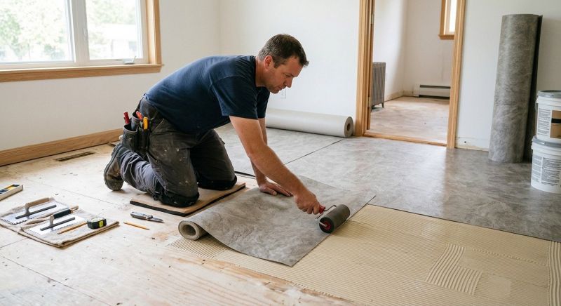 Sheet Vinyl Installation in Mocksville, NC