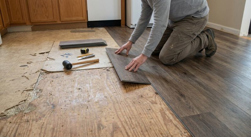 Vinyl Flooring Installation in Catawba County, NC