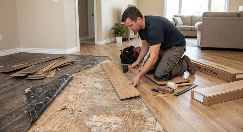 Vinyl Flooring Installation in Harmony, NC