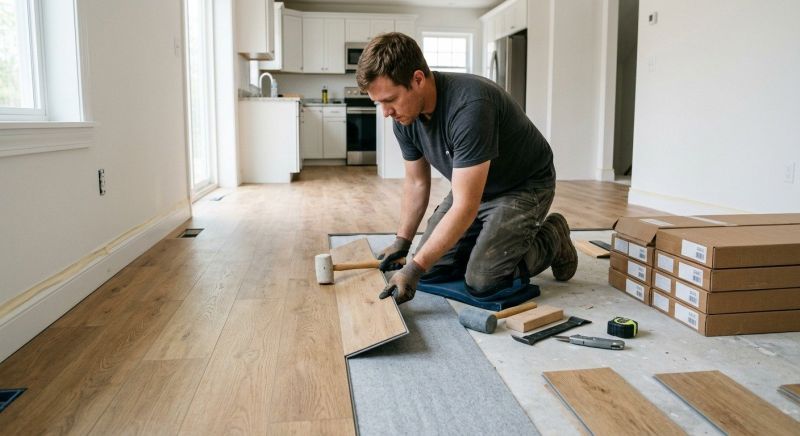 Vinyl Plank Floor Installation in Statesville, NC