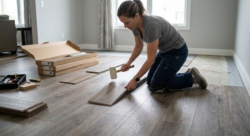 Vinyl Plank Floor Installation in Statesville, NC